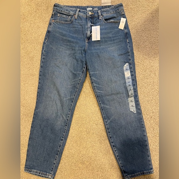 Old Navy Women’s OG Straight High Rise Jeans - 12 regular - Picture 2 of 3